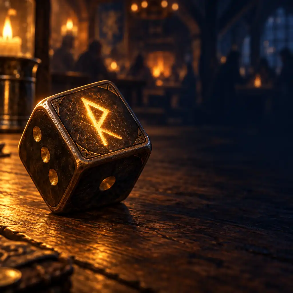 Kości i przedmioty z magicznymi runami
